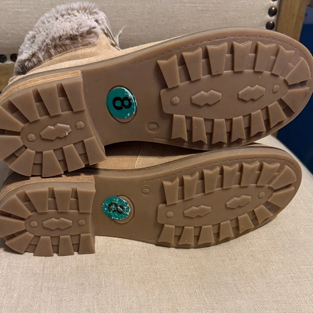 Women's Tan Faux Fur - Image 6