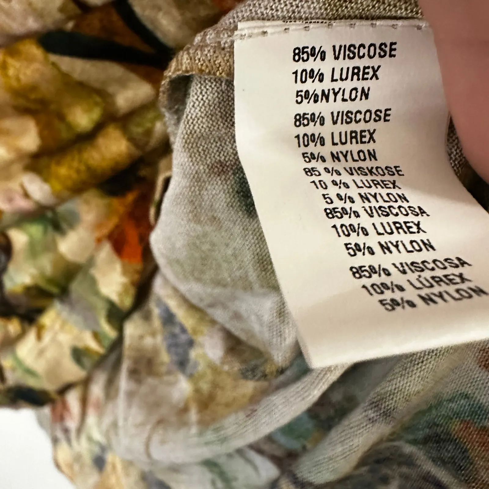 NWT Anthropologie Bl-nk Sequin-Embellished Blouse in Neutral Motif - Image 9