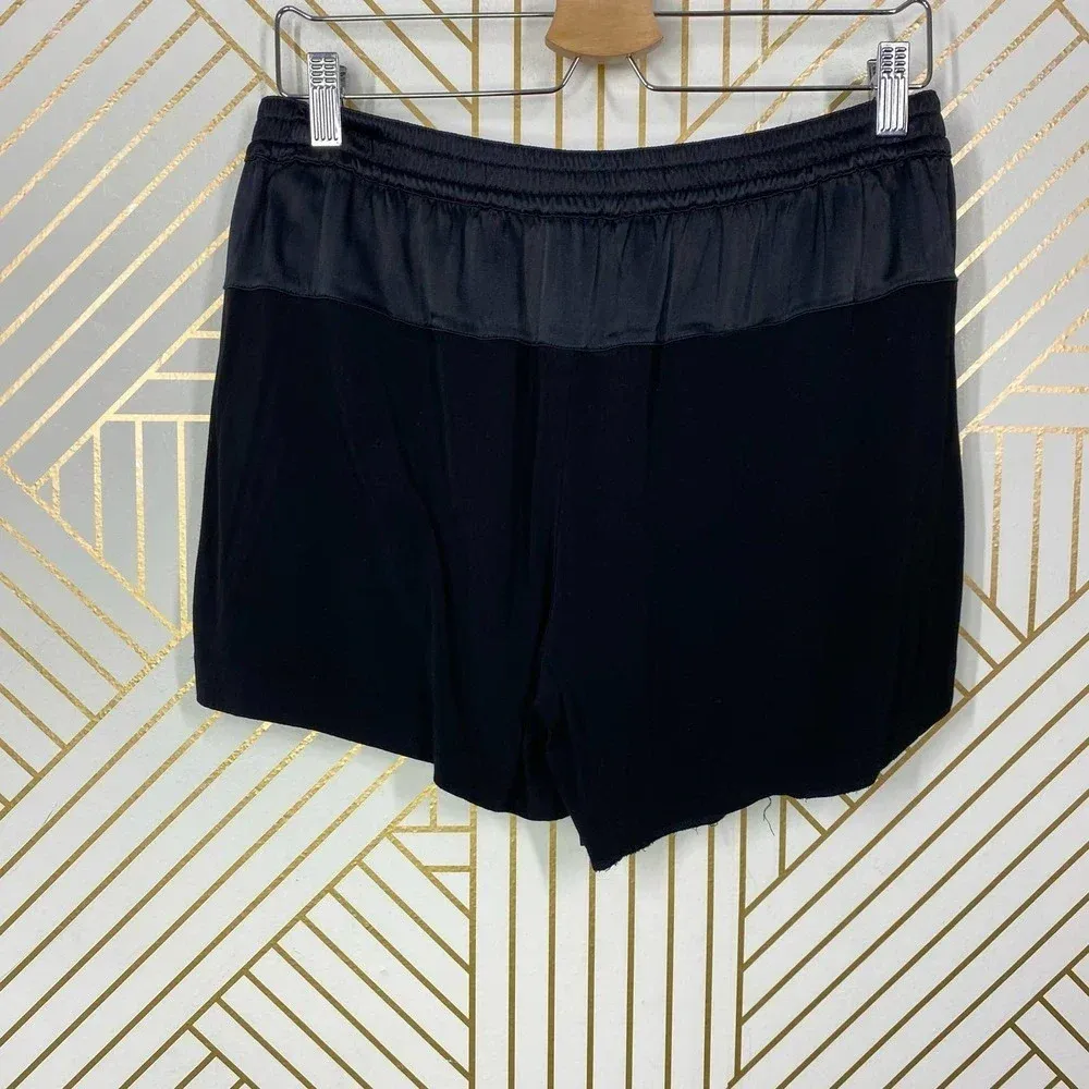 Vince  Lace Up Silky‎ Drawstring Shorts Black - Image 8