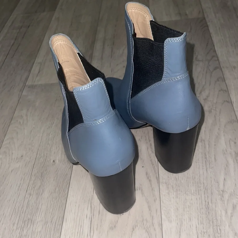 ASOS gray blue black booties 5 - Image 3