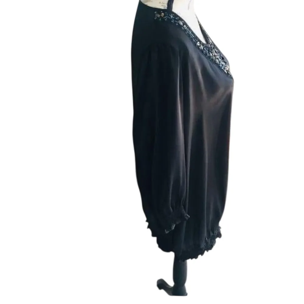 Motherhood Maternity Blouse Size Small Black - Image 3