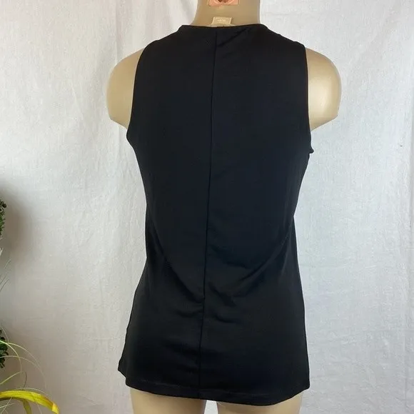 Michael Kors Black Sleeveless Bodice Gather Top  S - Image 5