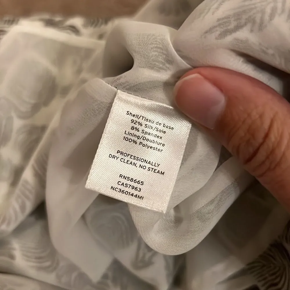 Nordstrom collection medium silk sheath print dress - Image 9