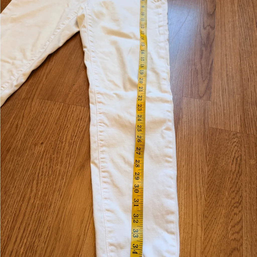 DKNY Women's White Skinny Jeans - Image 6