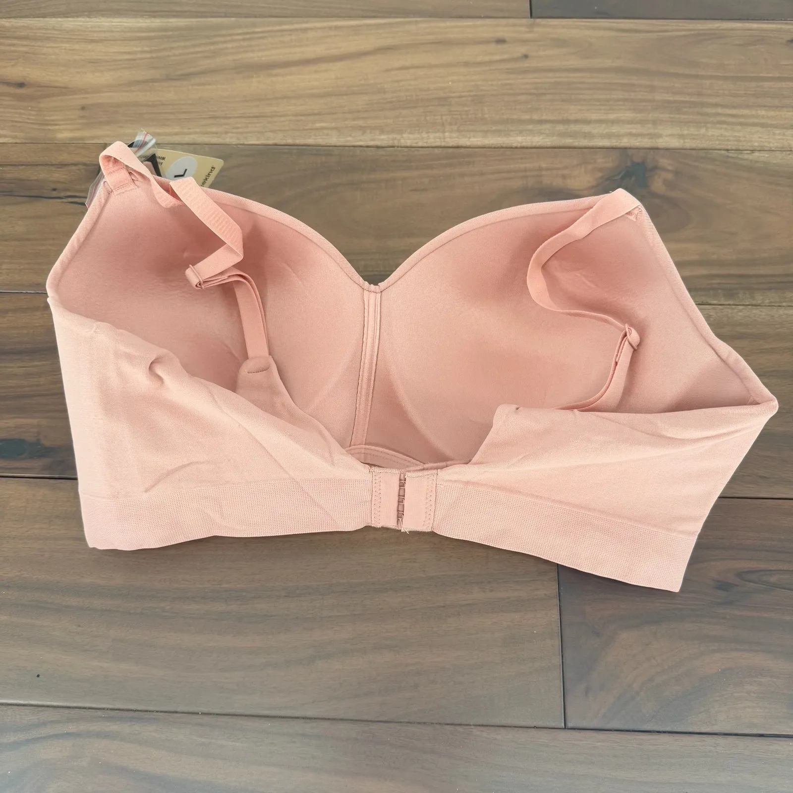 Truekind Supportive Comfort Wireless Shaping Bra Seamless Smooth Fabric Pink L Size L - Image 3