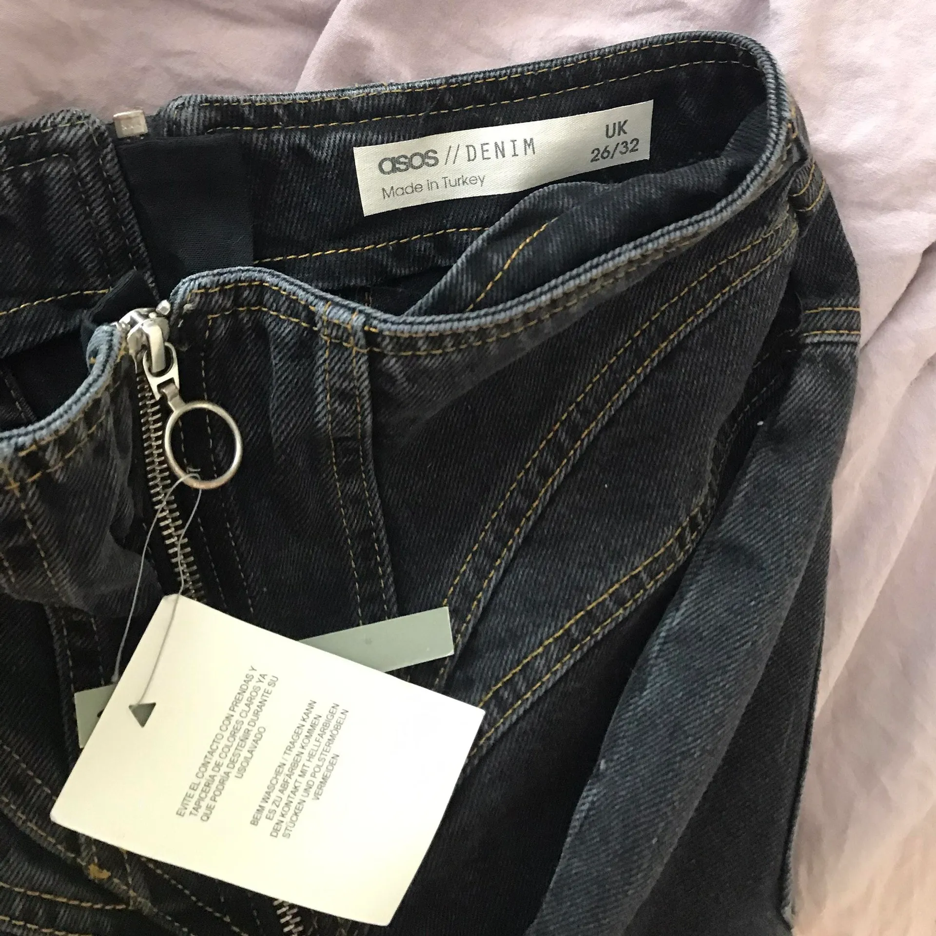 ASOS NWT  Design Zipper Jeans - Image 5