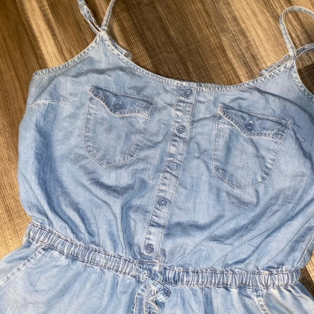 American Rag  Blue Denim Jumpsuit - Image 3