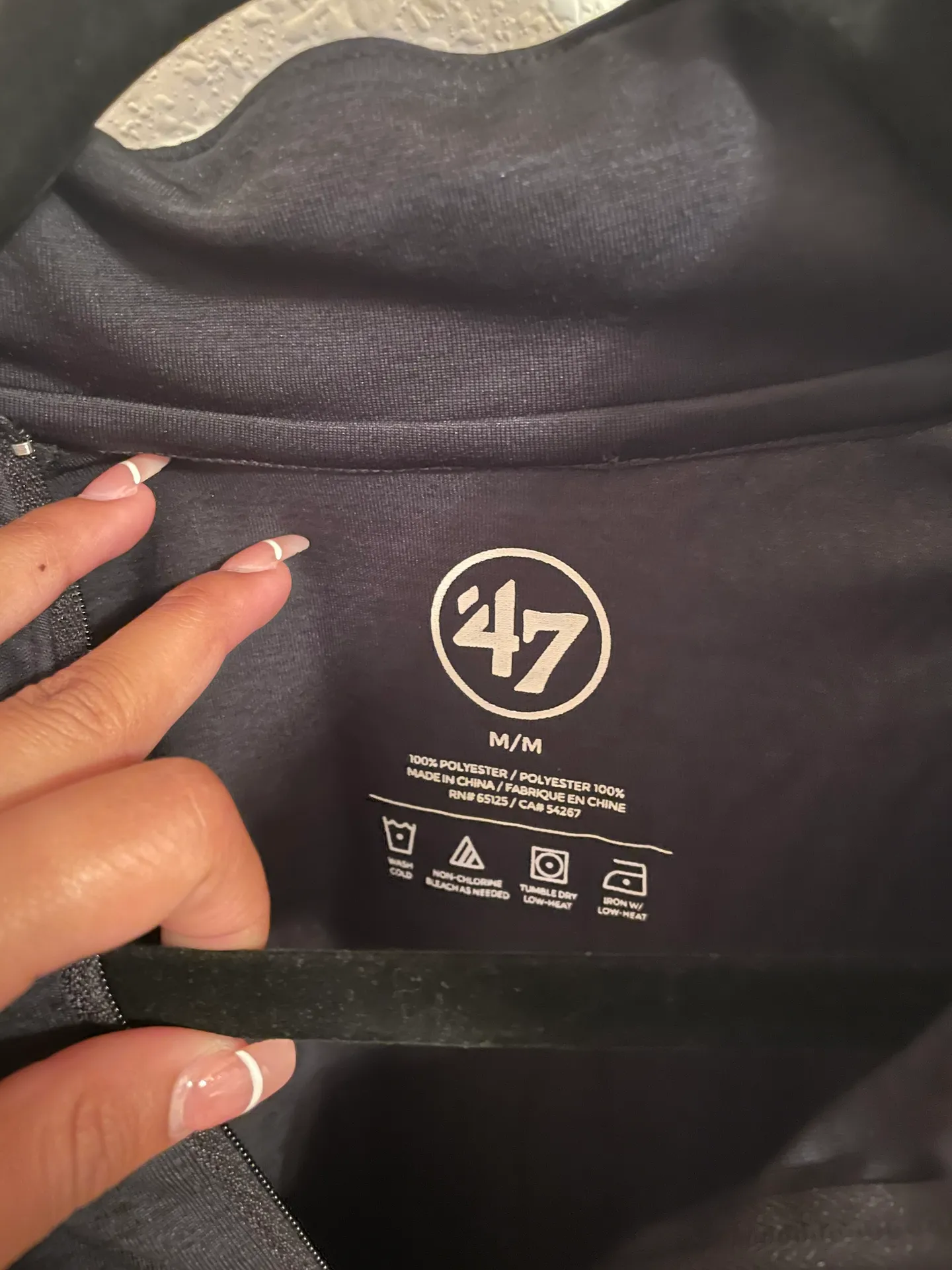 lightning quarter zip Black Size M - Image 4