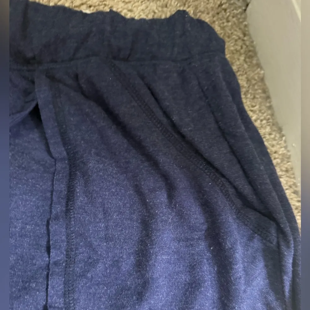 Cacique Navy Blue Drawstring French Terry Lounge Sleep Pajama Pants - size 14/16 - Image 3