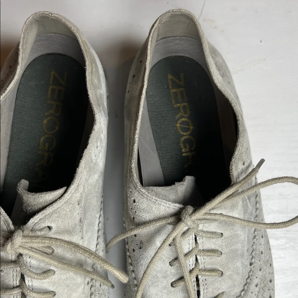 Cole Haan Women's Gray Suede Athletic Shoes - Image 2