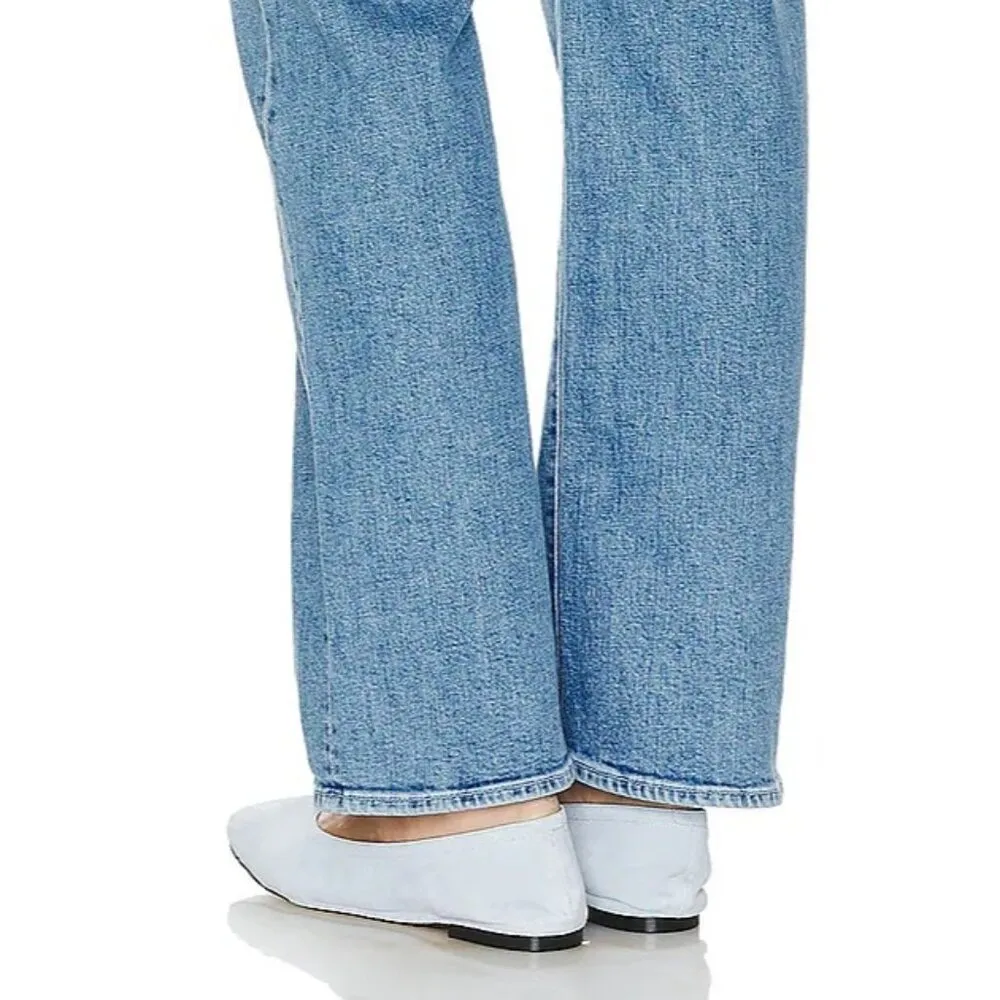 RAYE Lucila Flats in Light Blue Suede 7.5 Leather Shoes Womens - Image 6