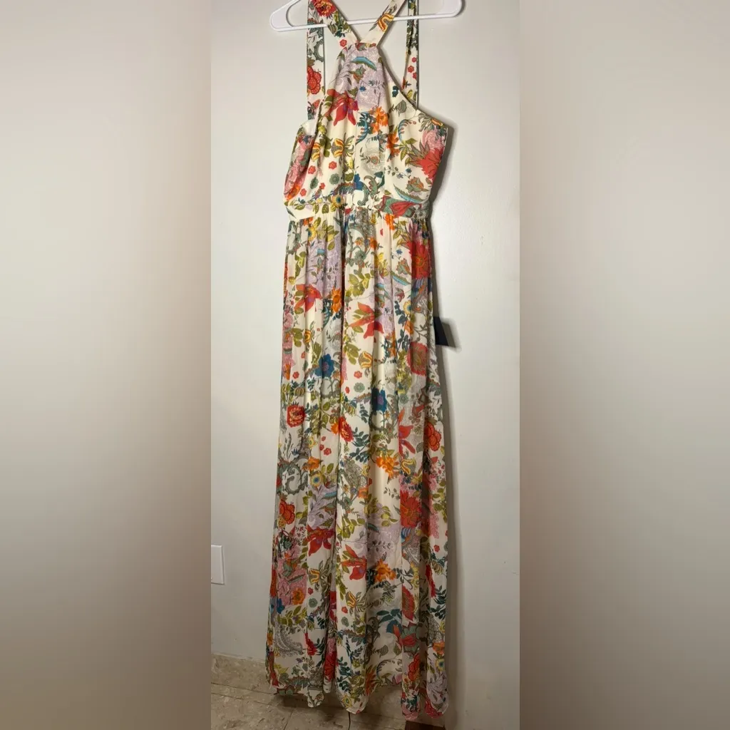 Lulus Multicolor Floral Maxi Dress - Image 3