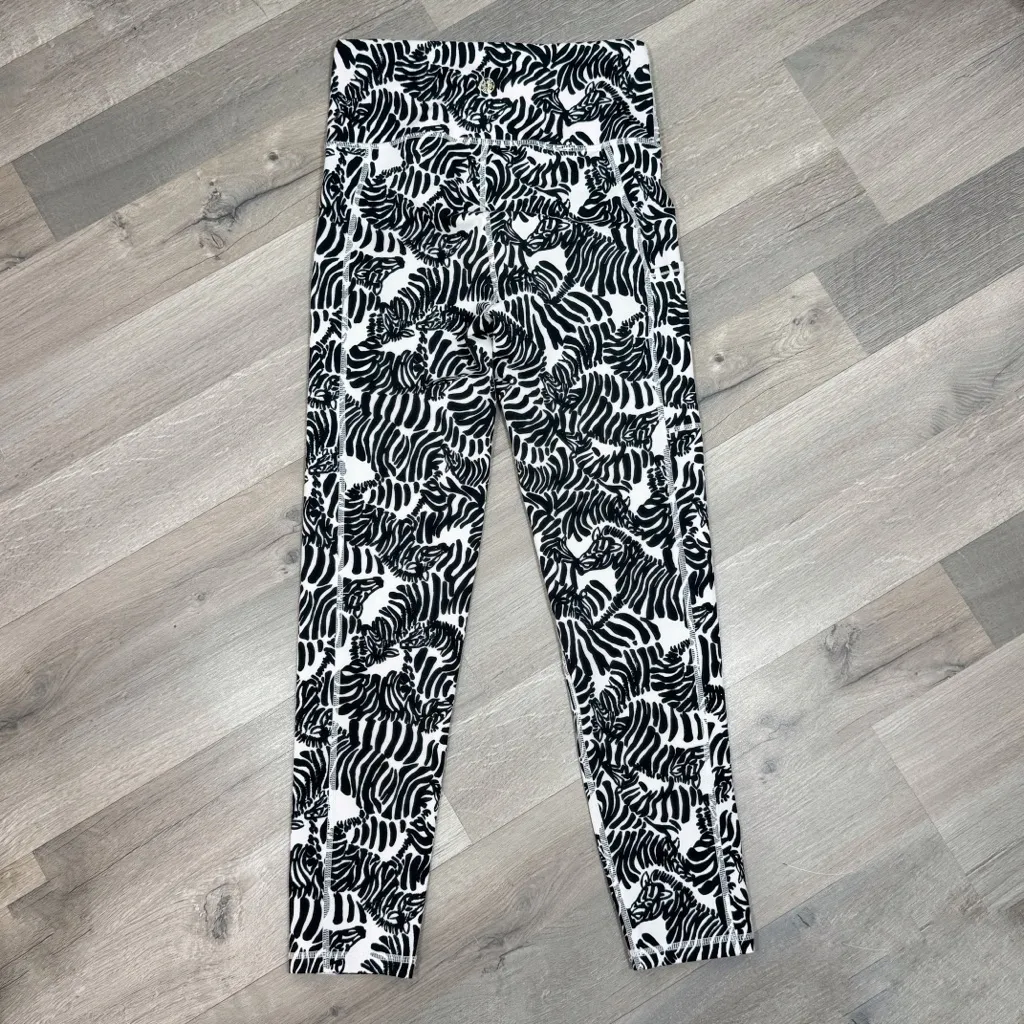 Lilly Pulitzer Lexletic Weekender Crop Midi Leggings Zebras Print XS - Image 7