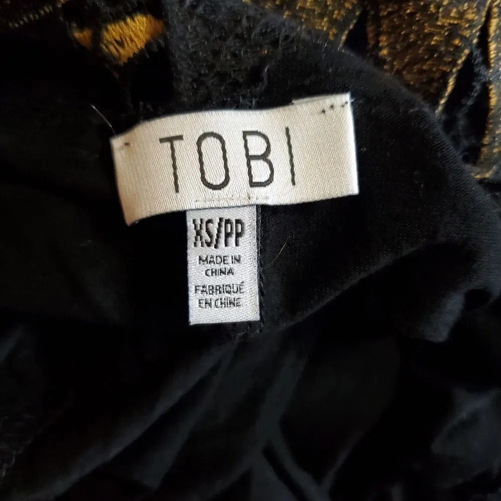 Tobi Black Unique Back Maxi Dress (XS) - Image 7