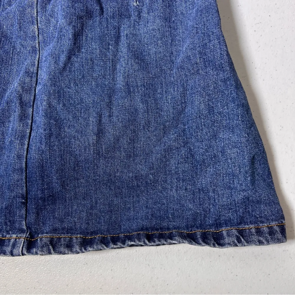 Zara Trafaluc Dark Wash Denim Mini Skirt - Image 9