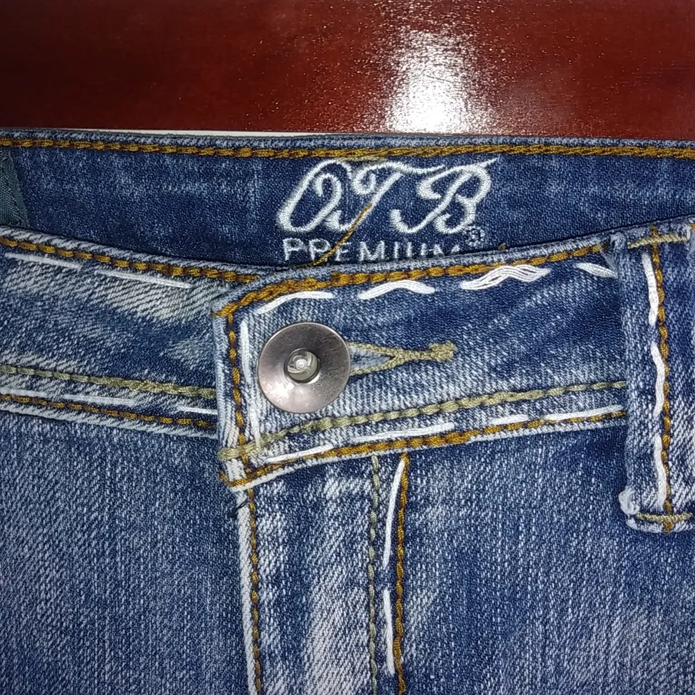 OTB 7 Cute Stitch Flap Pocket Boot Jeans - Image 5