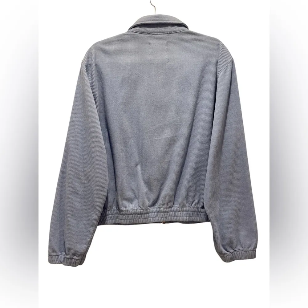 Urban Outfitters Blue Zip-Up Jacket size L - Image 3