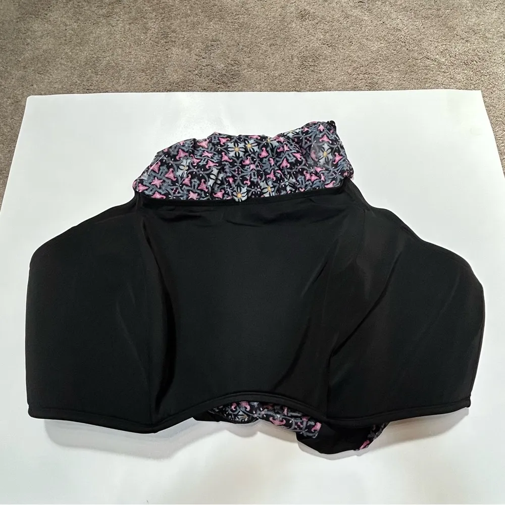 Swim by Cacique Mesh Blouson Swim Tankini with No-Wire Bra - 28 - Image 5