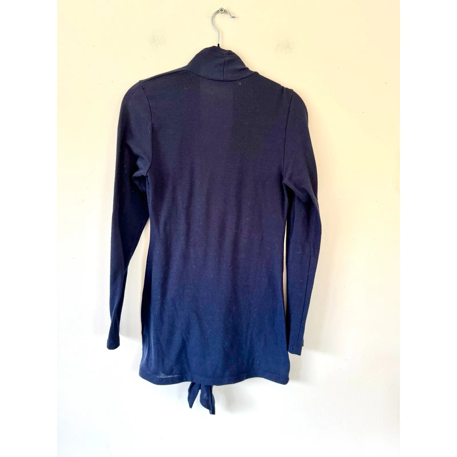 41 Hawthorn Stitchfix open front cardigan size M navy blue shawl collar Size M - Image 2