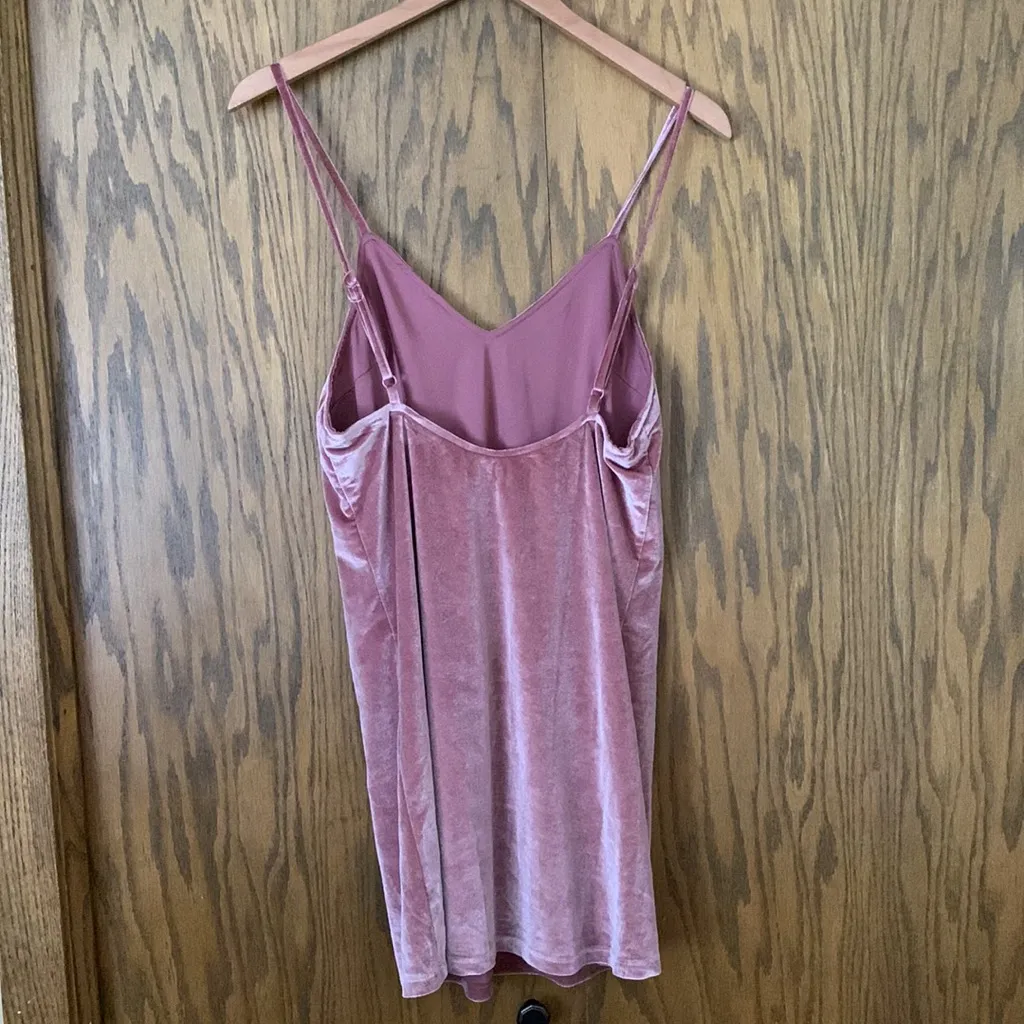 Seek the label blush rose velvet‎ sleeveless dress - Image 2