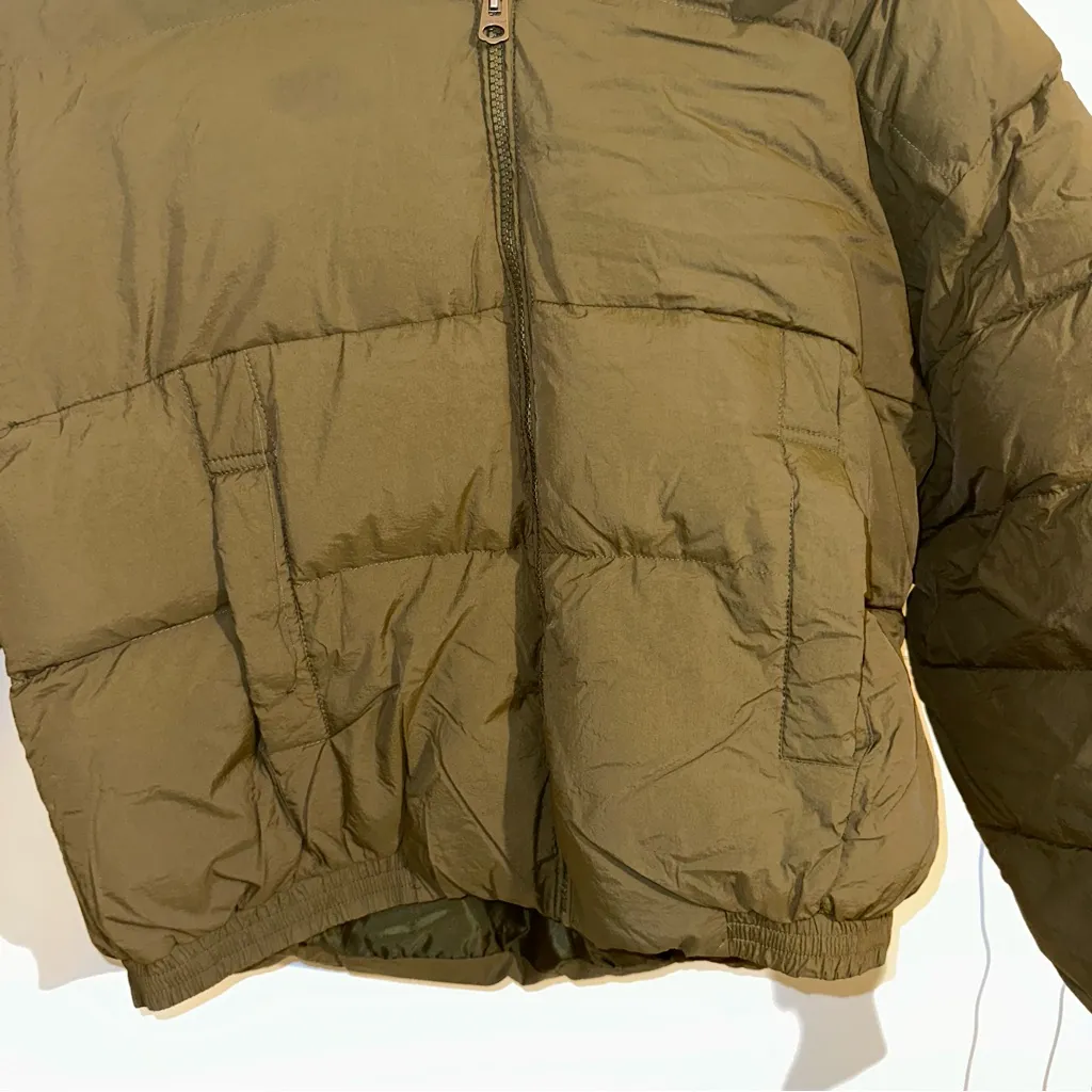 Lucky Brand Dark Green Puffer Jacket - Image 5