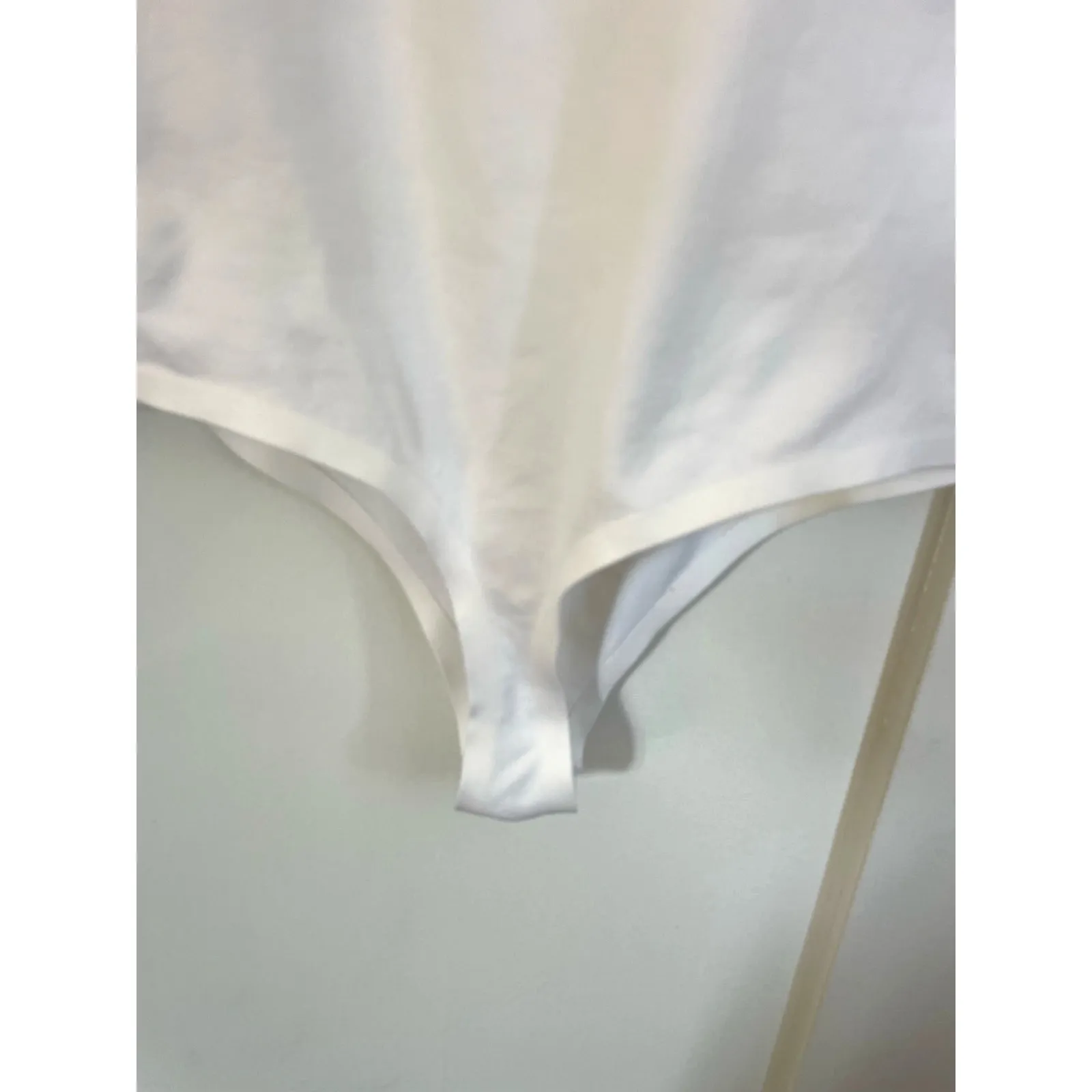 SIMON MILLER Rohe Square Neck Long Sleeve White Bodysuit Size Large - Image 4