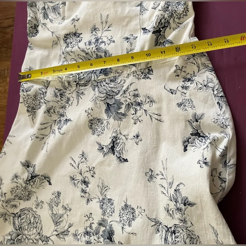 Teeze me white and blue strapless casual dress - Image 8