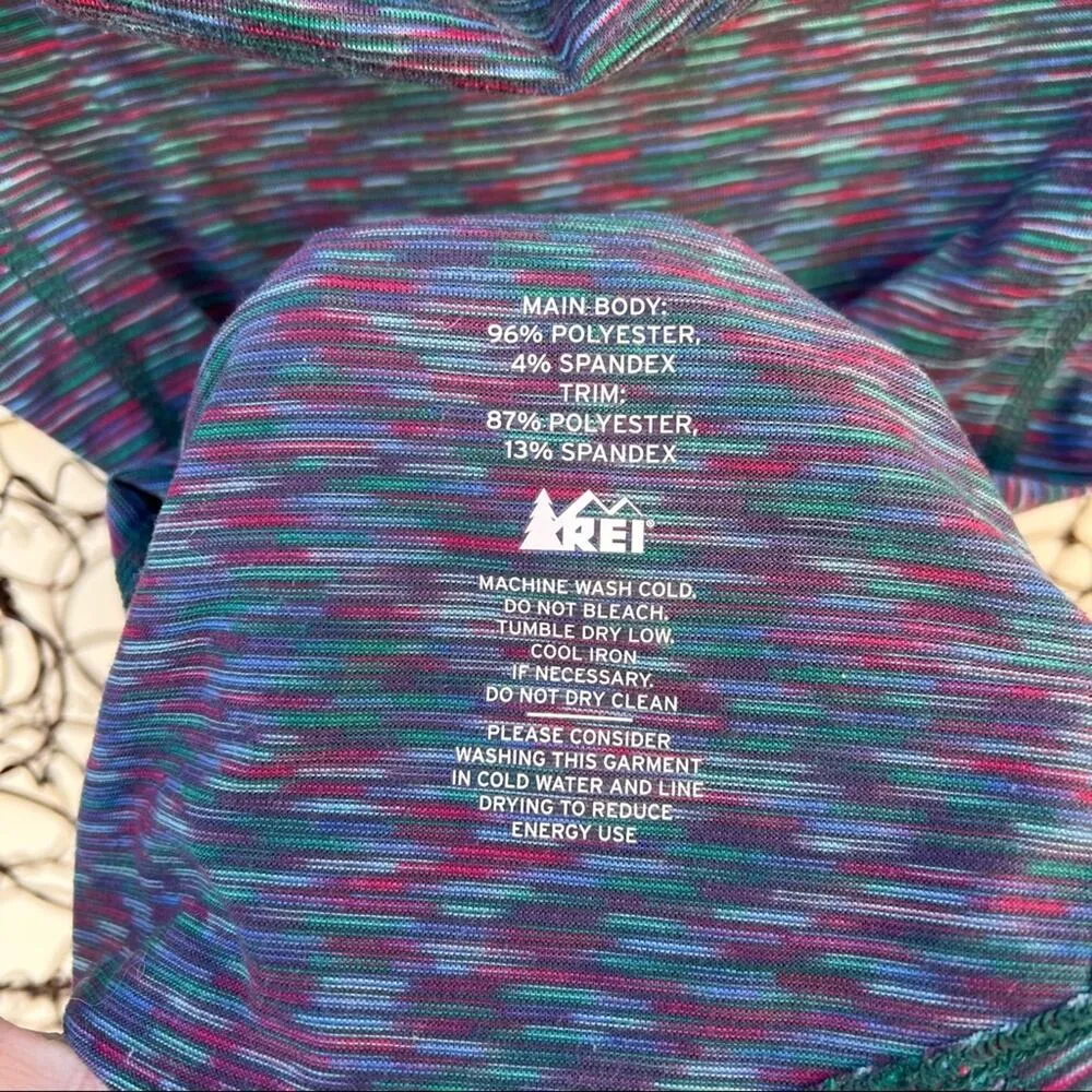 REI long sleeve hooded thermal base layer long sleeve top XXS Purple - Image 4