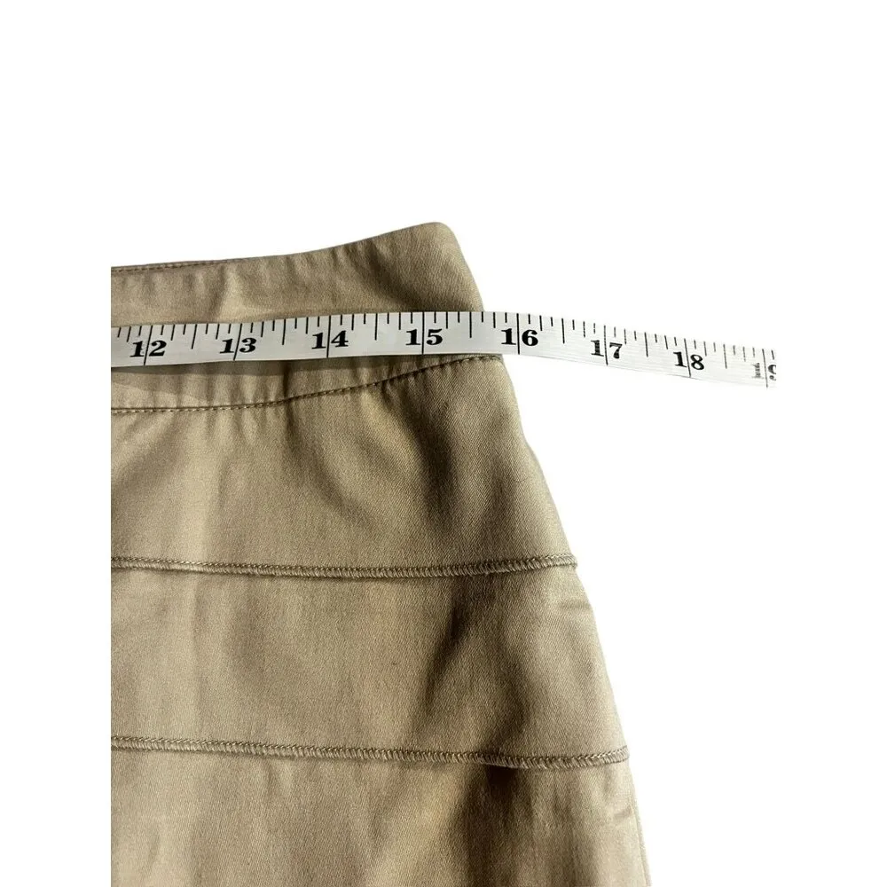 Larry Levine Stretch Women's Tan Skirt - Image 4