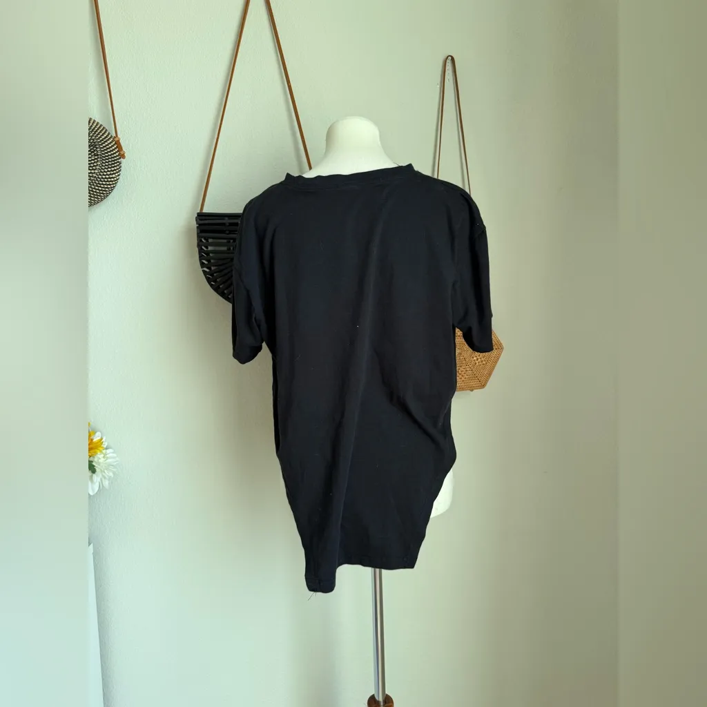 " Queen of the Road" Black Motorcycle Club Shirt Size M - Image 2