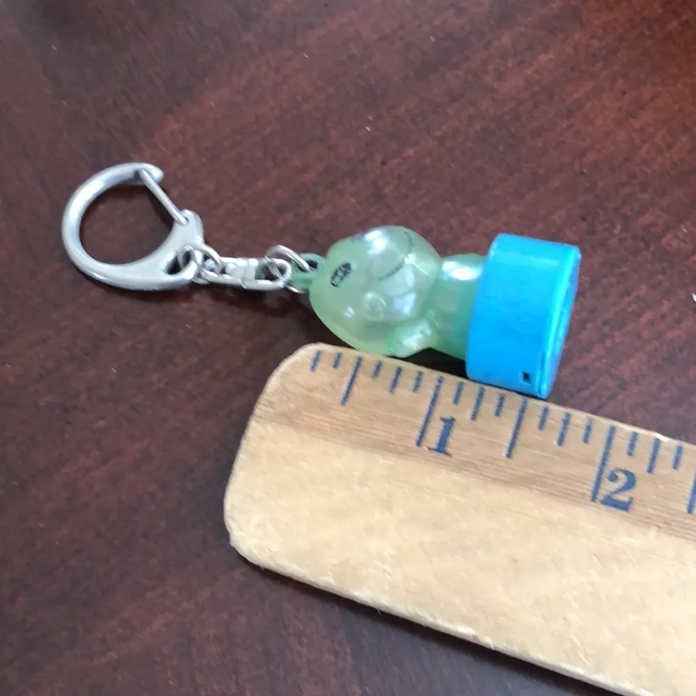 Vintage Pat. P Japanese Keychain Green - Image 3