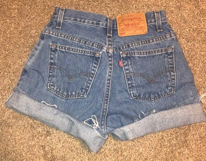 Levi’s High Wasted Jean Shorts  - Image 2