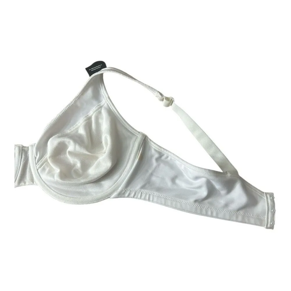 Platex BREATHABLY COOL Underwire Bea Size 42C White M493 Dry Fabric Lingerie - Image 7