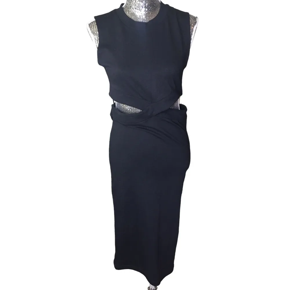 Cheap Monday Stockholm Astral Cutout Knit Dress Black Large - Image 4