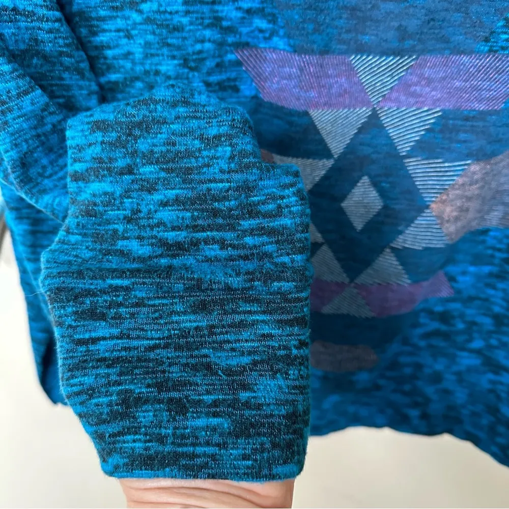 American Eagle Soft & Sexy Plush dark turquoise sweatshirt Sz M - Image 7