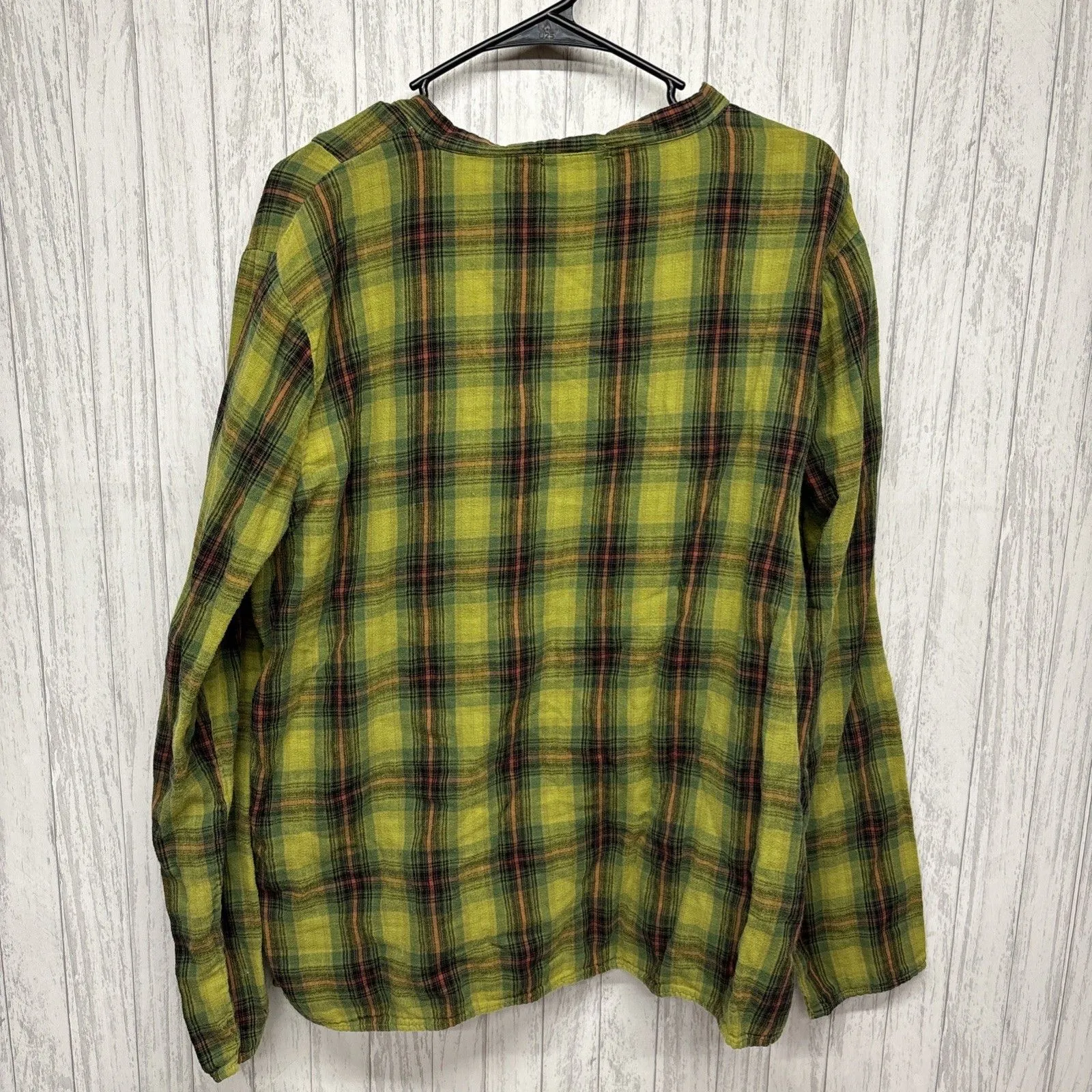 Womens Size L CP Shades Plaid Popover Top EUC - Image 4
