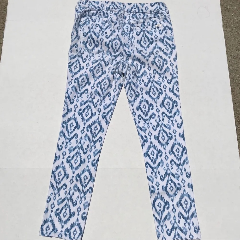 Chico’s So Slimming Blue/White Ikat Jeans - Image 3