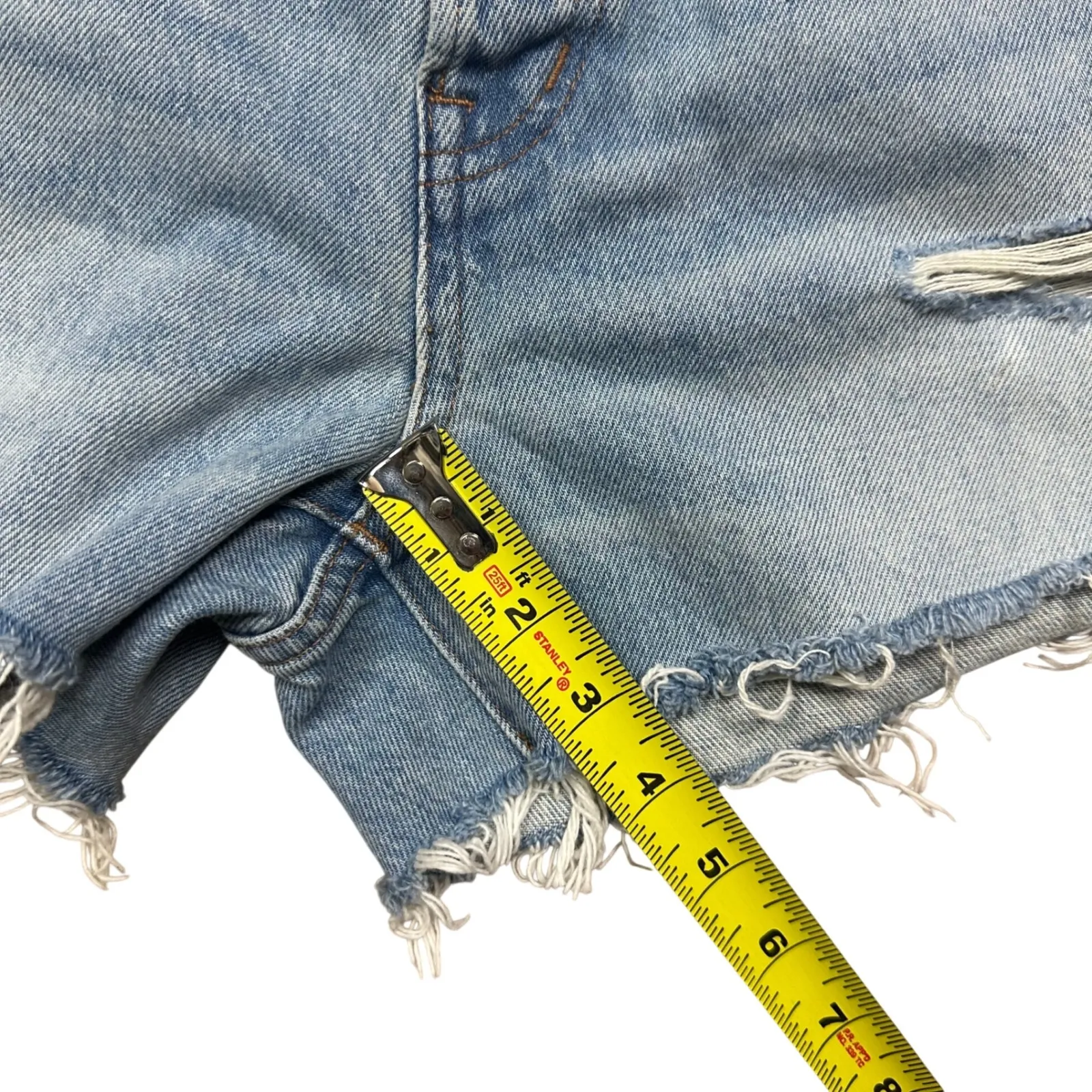 NWT Madewell Women's Curvy Brynn Short Hallstead Wash Denim Size 27 Summer - Image 12