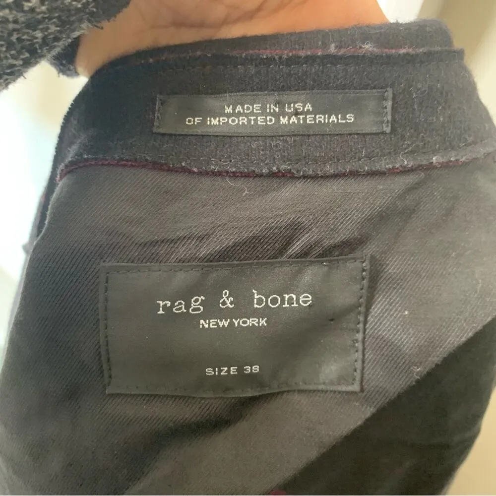 Rag and Bone wool two button blazer jacket size‎ 38 made in USA - Image 3