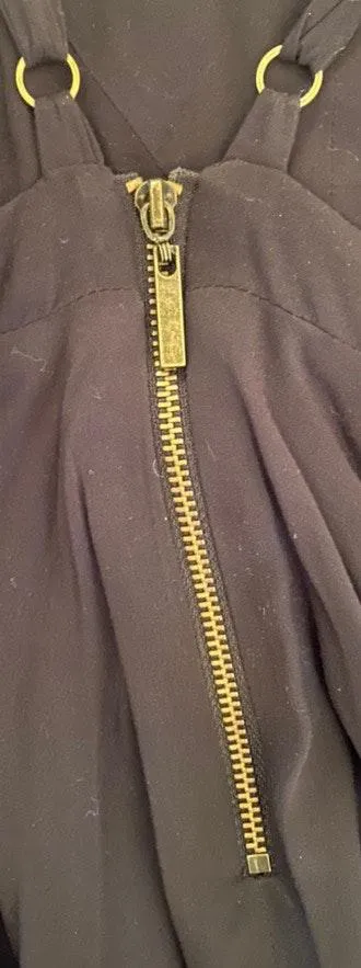 Strappy Black Mini Dress - Image 3