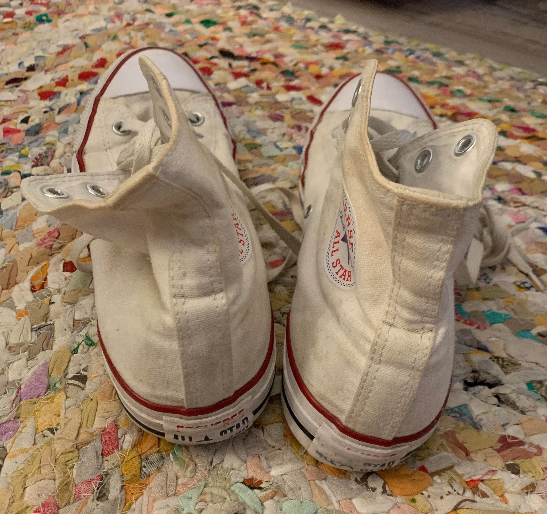 Converse White High Top All Stars - Image 3