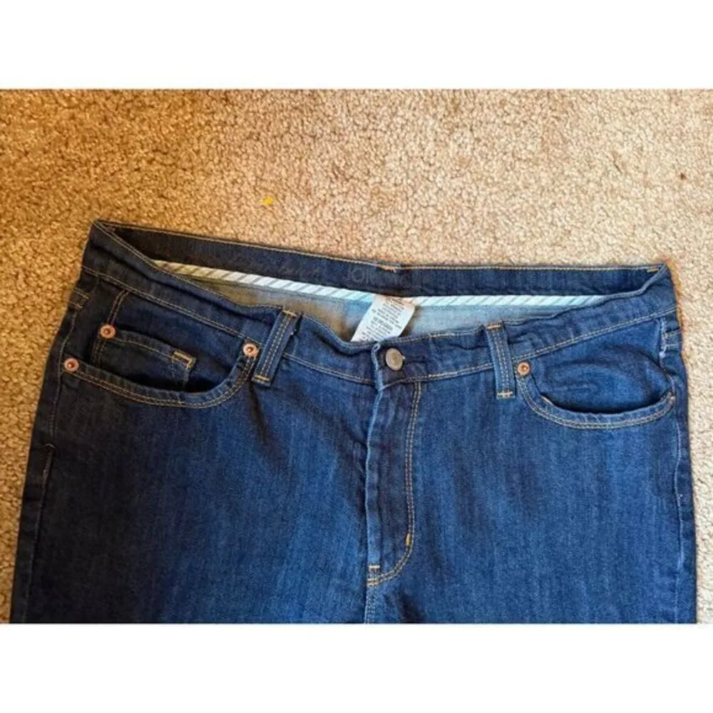 Jordache Classic Dark Blue‎ Bootcut Denim Jeans Casual Everyday Wear 14 Short - Image 3