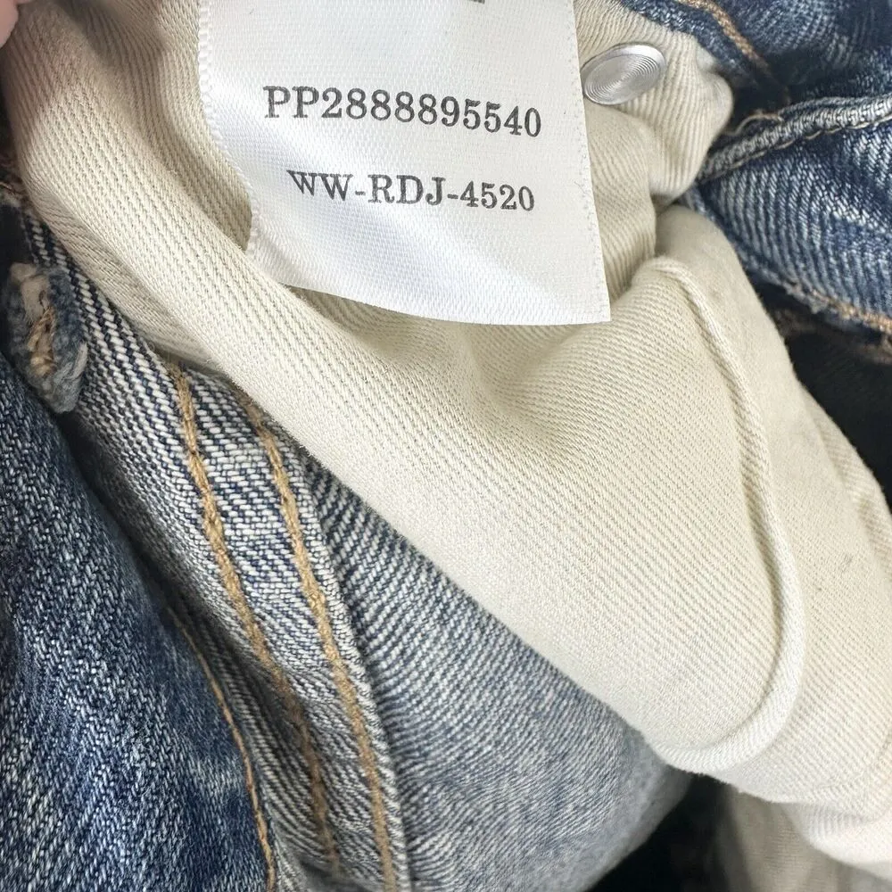 Everlane The 90s Cheeky Ankle Blue Jeans 25 Denim Button Fly Organic Cotton - Image 9