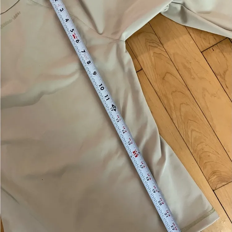 Outdoor Voices Frost Knit Beige Fitted Quarter Zip - Image 11