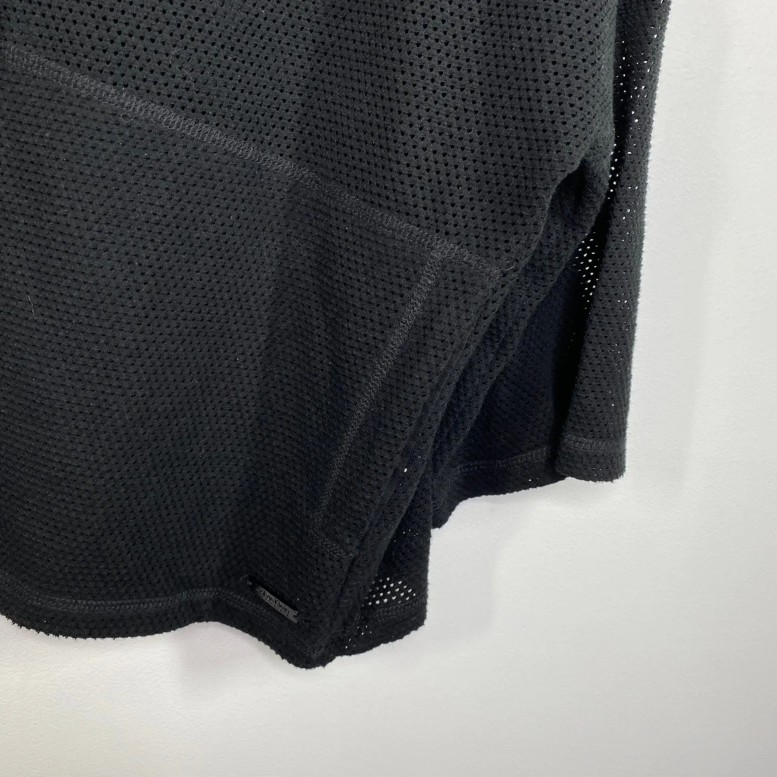 Calvin Klein  Performance Stretch Black Cowl Neck Pullover Women's Size Small S - Image 3