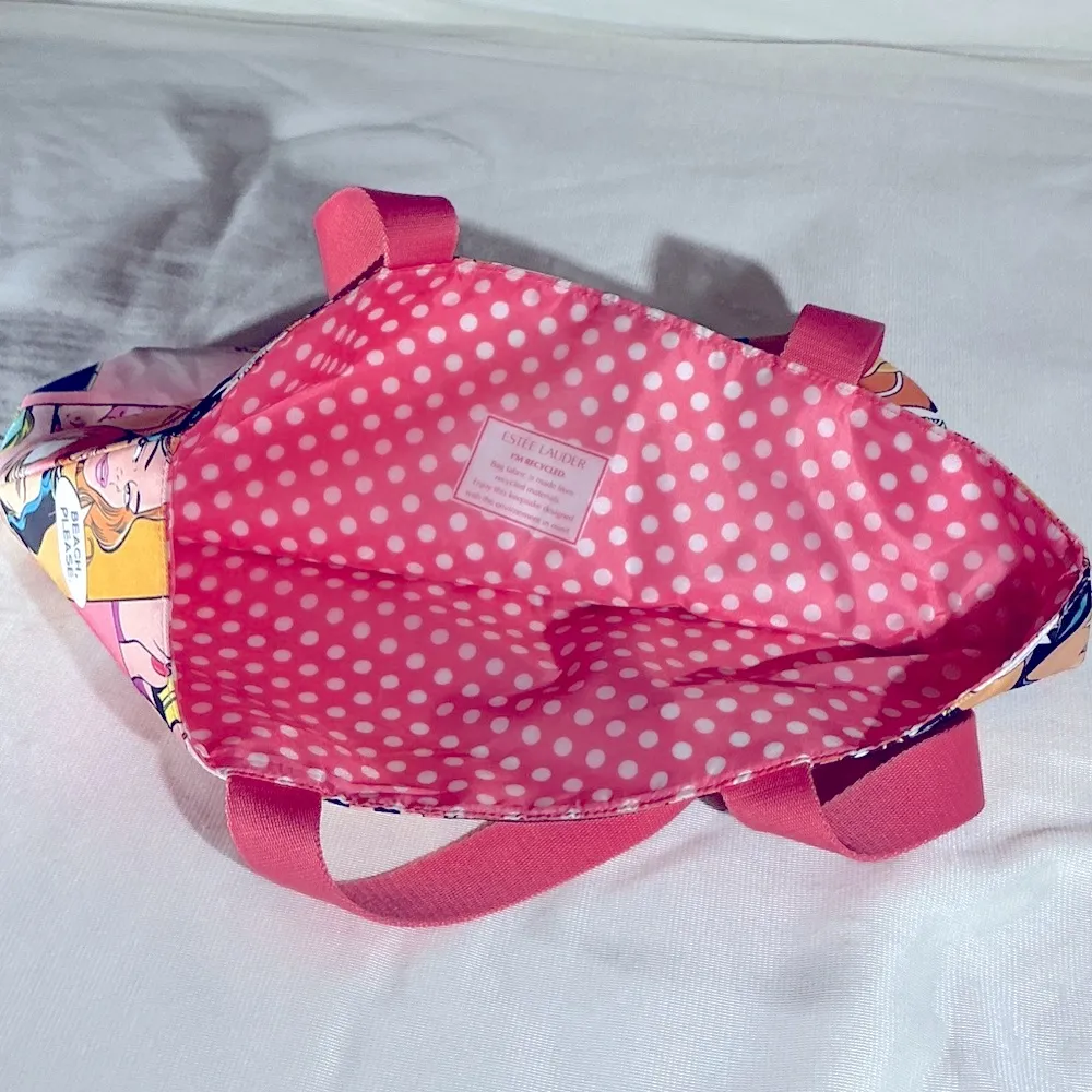 Colorful Comic Print Tote Bag - Image 4