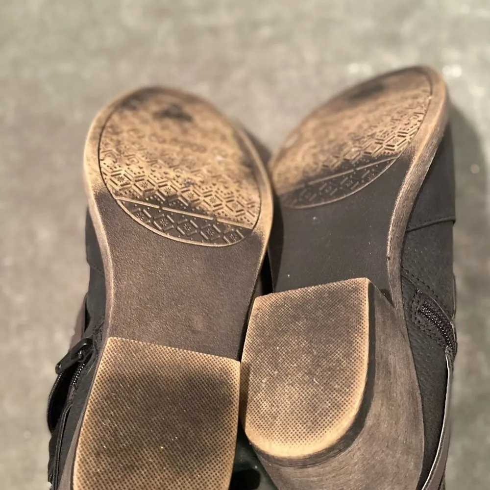 #328 BRAID Strap Leather Booties - Image 8