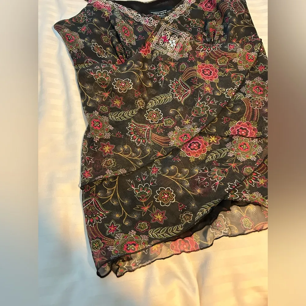 Vintage Y2K Beaded Cami Tank - Image 4