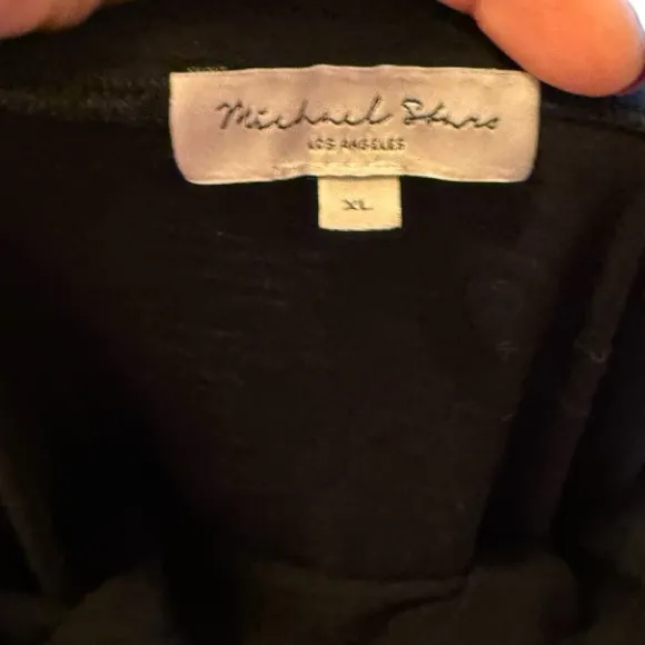 Michael‎ Stars Black Cotton Gauze Top nwot - Image 4