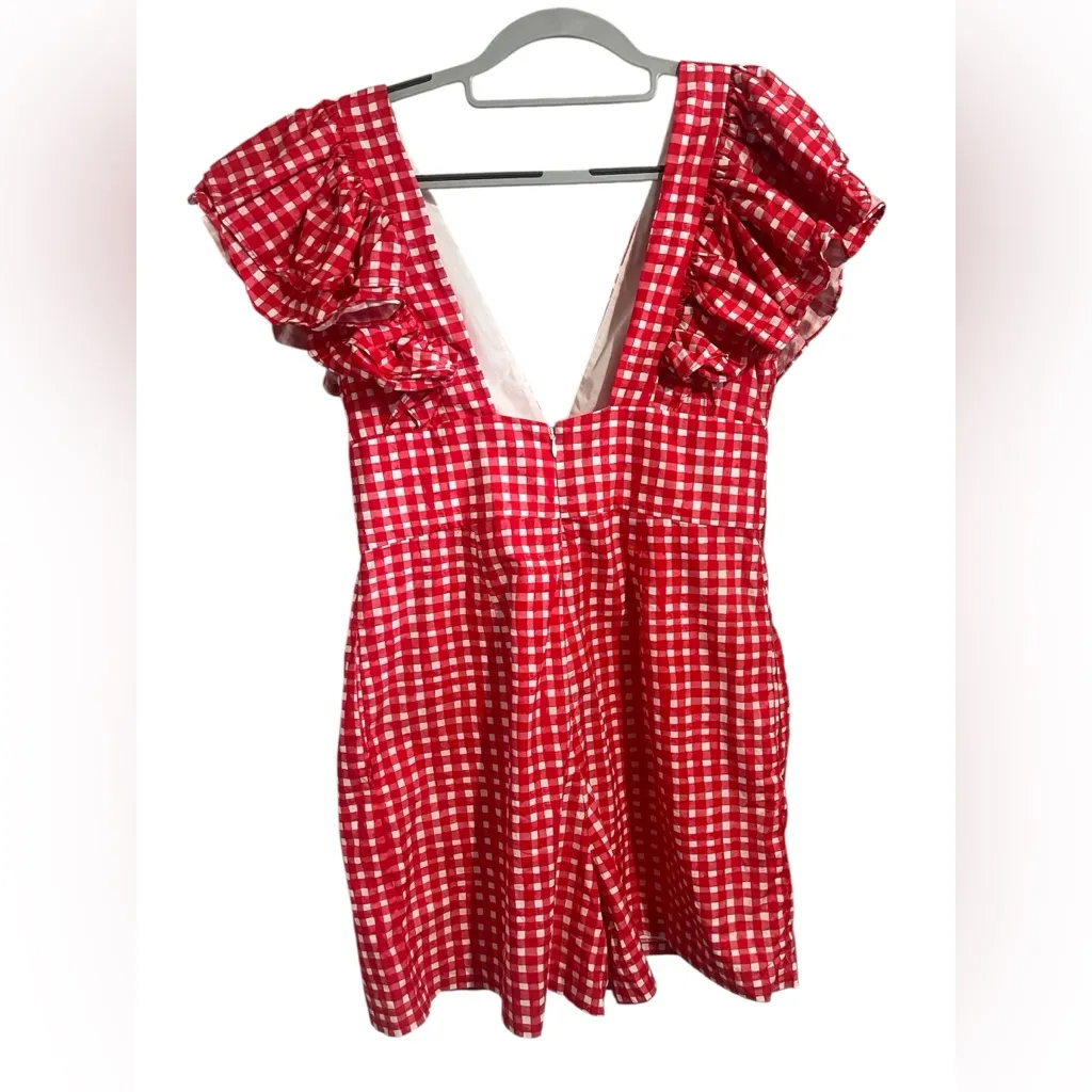 Hutch V-Neck Ruffle-Sleeve Romper - Image 2